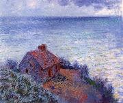 Claude Monet The Coustom s House oil painting on canvas